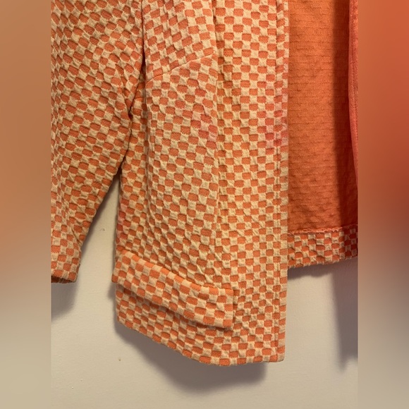 Vintage Amy Adams Knits Peach Blazer - Size Small - Picture 3 of 5